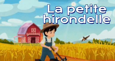 Comptine la petite hirondelle pour enfants