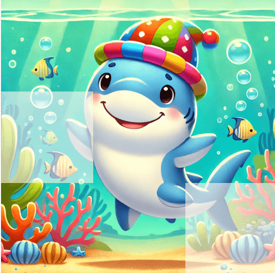 Jeu Puzzle requin pour enfants